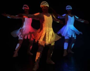 Hire our LED glow show for corporate events in Germany.