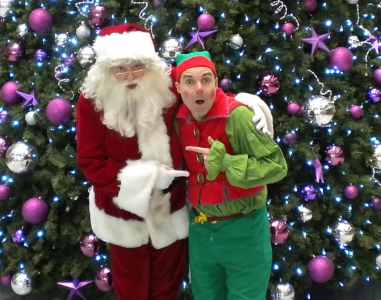 Christmas Elf Mime Artists 1