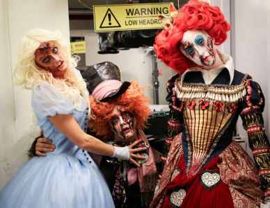 Hire our Halloween-themed walkabout characters for corporate events in Dubai.