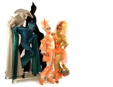 The Fish for hire. Our Fish stilt walkers are available to book for aquatic-themed events in London & the UK.