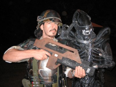 Walkabout alien monster for parties and events. Ideal for photo opportunities and meet & greets.