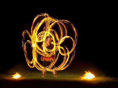 Hire our fire-eating performer for outdoor events in London & the UK.