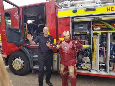 hire iron man for party uk