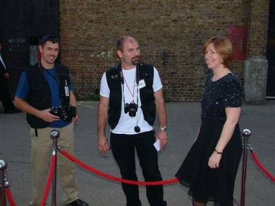 Comedy walkabout act for hire. Book our Modern Fake Paparazzi photographers for gala dinners in the UK & Leeds.