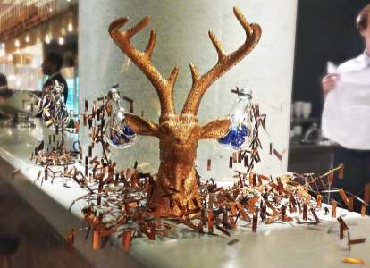Bespoke Front Desk & Lobby Christmas Decor 1