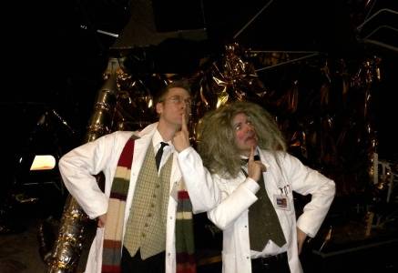 Science themed mime artist for hire
