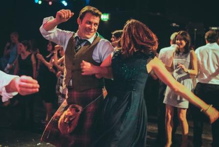 Scottish themed event entertainment for hire, Scottish ceilidh band.