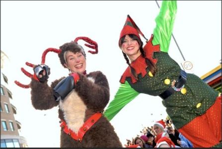 Reindeer Stilt Walkers 1