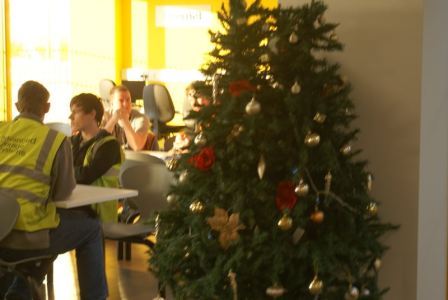 Human Christmas Tree 2