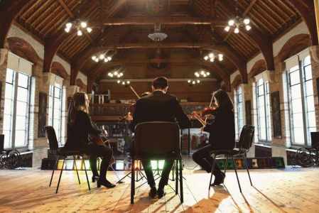 UK-based string trio for hire for award ceremonies.
