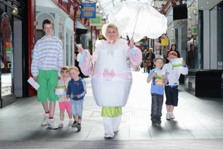 Giant Easter Egg walk about acts