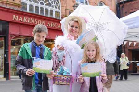 Giant Easter Egg walk about acts