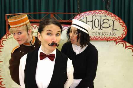 Lilliputian Lodge walk about show for hire London and the UK