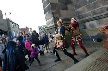 Court jester and themed mime artist for hire