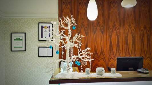 Bespoke Front Desk & Lobby Christmas Decor 13