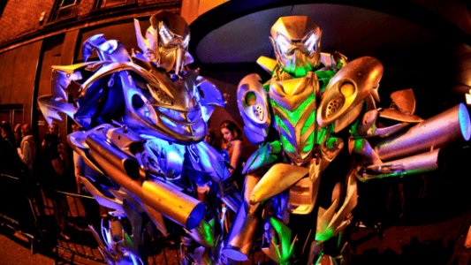 Book our Sky walker robots for your event. Our skywalker robots are available for hire in London and around the UK.