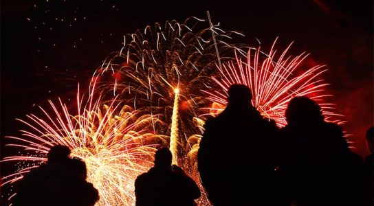 Crowd-Watching-Fireworks-Display