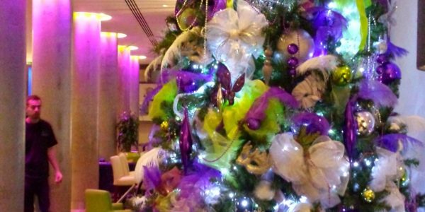 Blue Christmas Tree Cardbury