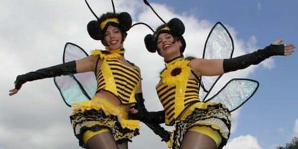 Busy-Bumblebees-Stilt-Walkers