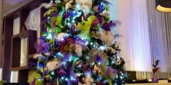 Cardbury Chocolates Blue Christmas Tree