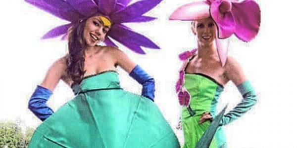 Fancy-Flower-Stilt-Walkers