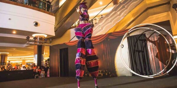 Stilt-Walker-At-Circus-Show