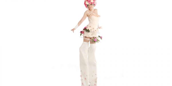 The-Rose-Petals-Stilt-Walker-Performer