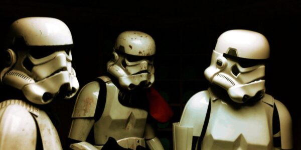Trio-Of-Star-Wars-Themed-Storm-Trooper-Characters