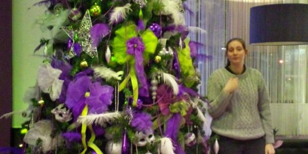 Violet and Blue Cardbury Carnival Tree