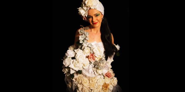 White-Floral-Easter-Stilt-Walker
