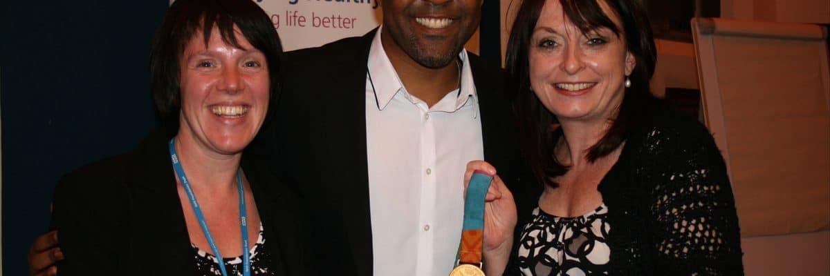 Book Darren Campbell as a motivational speaker for gala dinners in the UK.