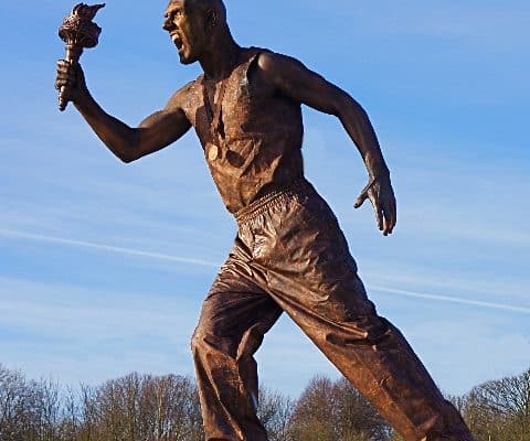Human Statue Torch bearer Human Statue Torch bearer