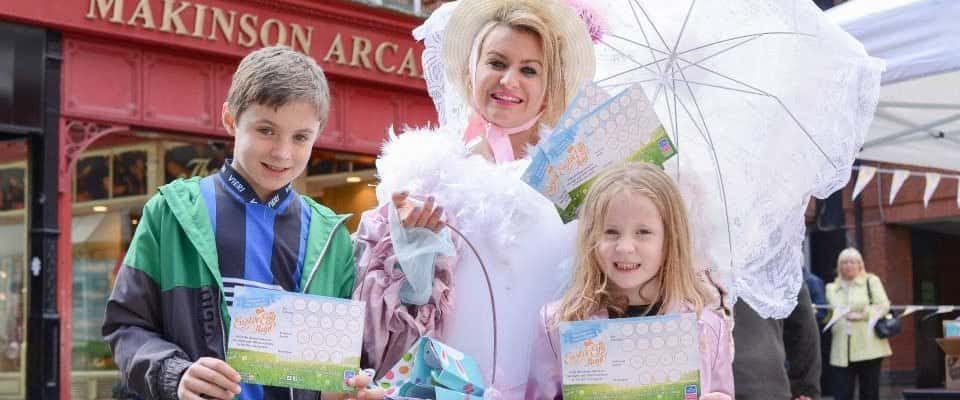Giant Easter Egg walk about acts Giant Easter Egg walk about acts