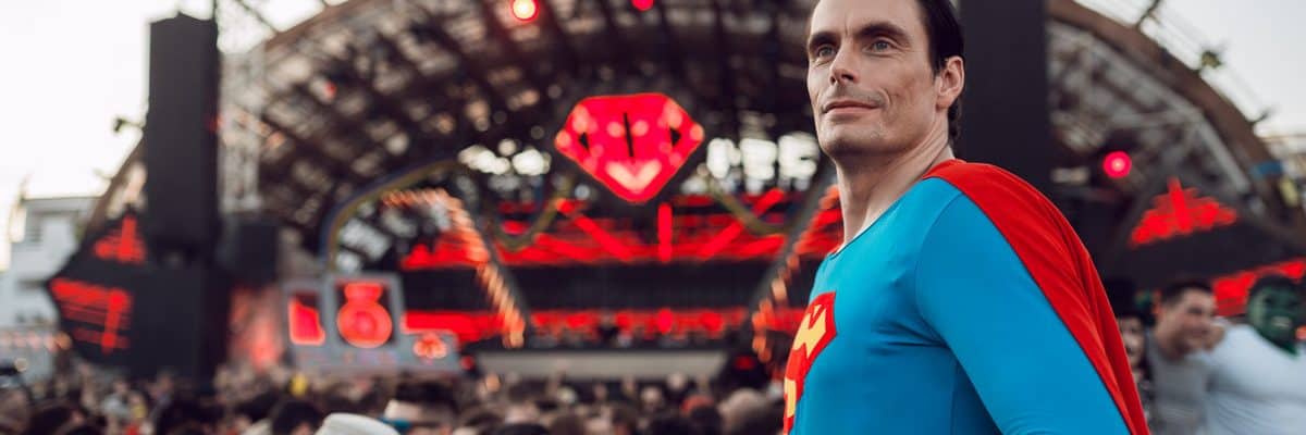 Superman lookalike for hire near London