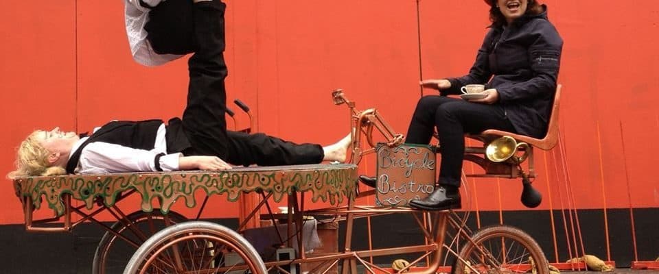 Bistro themed street entertainers and show for hire Bistro themed street entertainers and show for hire