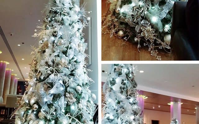 Trafalgar Hotels 'Ice Forest' Bespoke Christmas Tree Trafalgar Hotels 'Ice Forest' Bespoke Christmas Tree