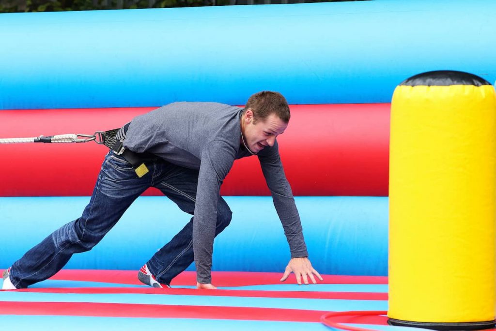 Inflatables Activity featured at our Amazon Family Fun Day.