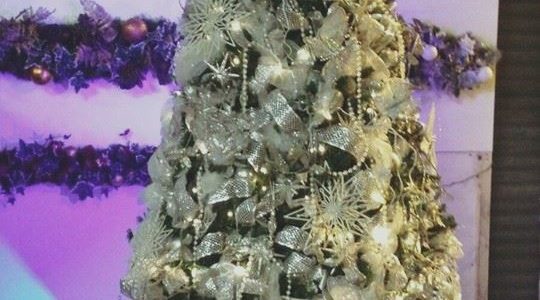 Champagne, Silver and Golden tree