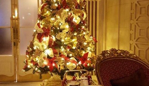 Christmas Golden Traditional Tree