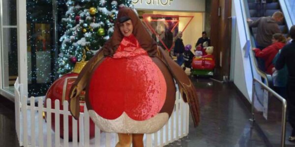 Christmas-Robin-Roller-Skater