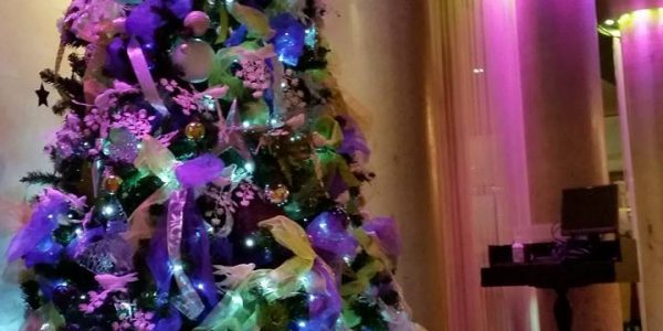 Christmas Tree with UV Pink