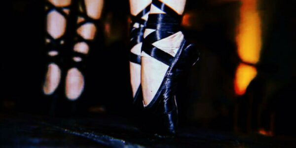 Close-Up-Of-Black-Ballet-Shoes