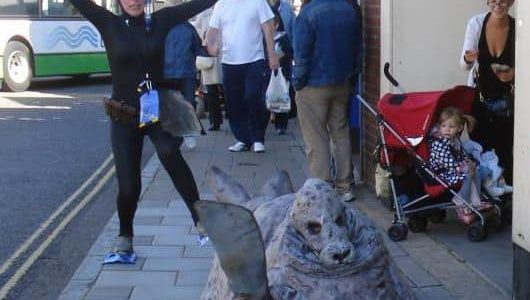 Cow-Seal-and-Marine-Biologist-Performers