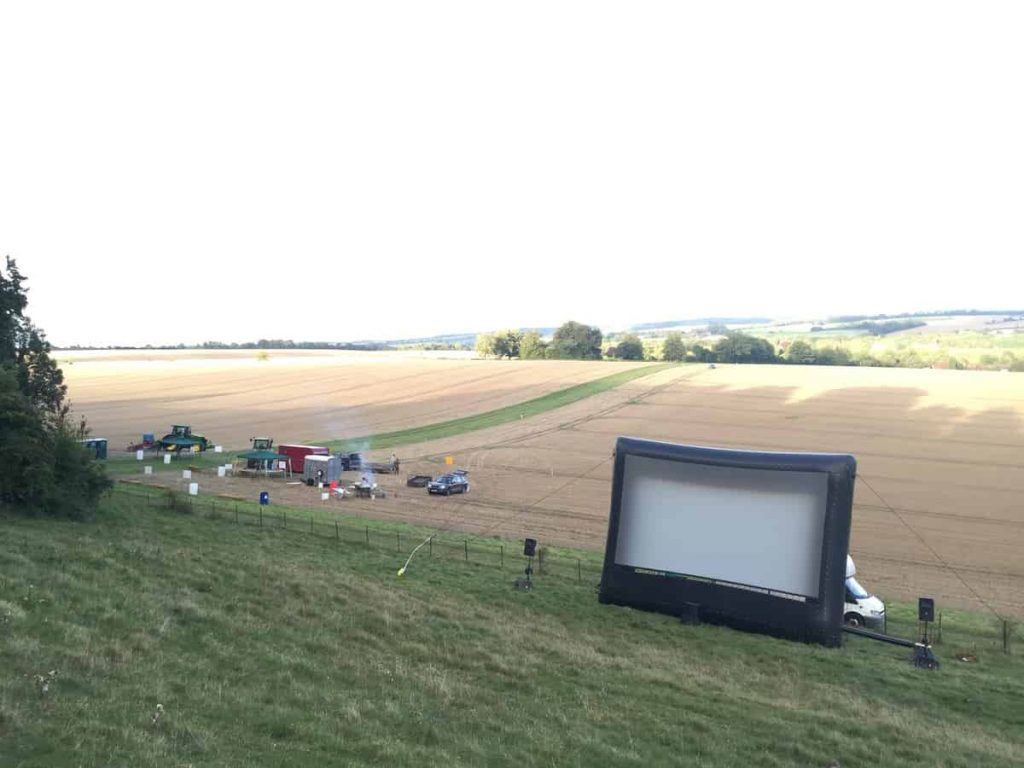 Drive In Cinema Hire available for Outdoor Events in the UK.