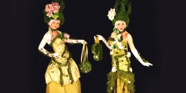 Garden-Stilt-Walking-Duo