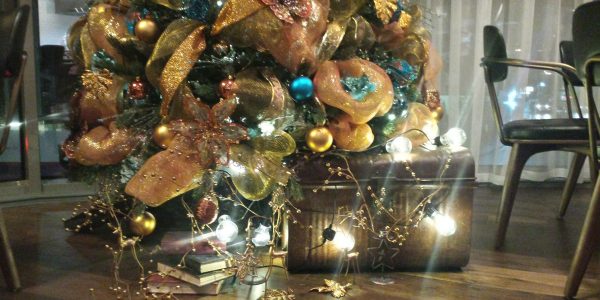 Gold and Copper Christmas Tree