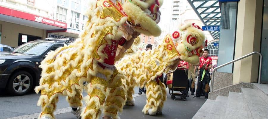 Golden-Chinese-Lion-Dancer-Duo Golden-Chinese-Lion-Dancer-Duo