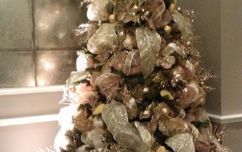 Golden, Silver and Rosa Gold Christmas Tree