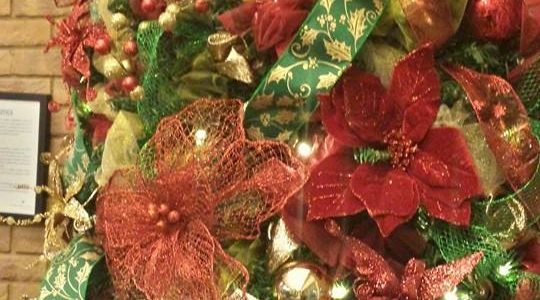 Green and Red Christmas Tree