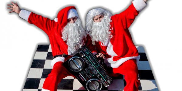 Hip-Hop-Father-Christmas-Duo